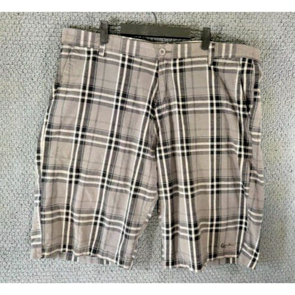 Karl Kani Gold Bermuda Plaid Shorts Skater Casual Streetwear / Men's 42